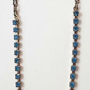 Elegant Blue Stone Necklace
